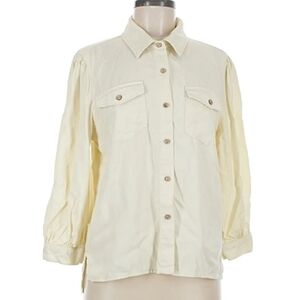 Oat New York Light Cream Womens Button Down